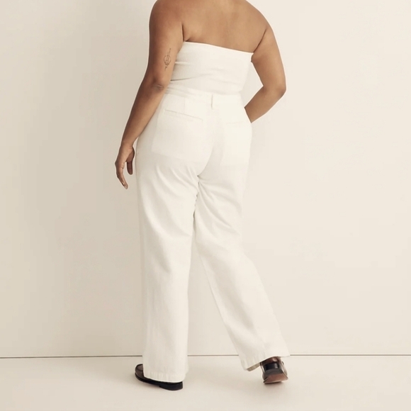 Madewell The Harlow Wide-Leg Jean in Tile White size 32 NWT NK798 - Picture 3 of 16